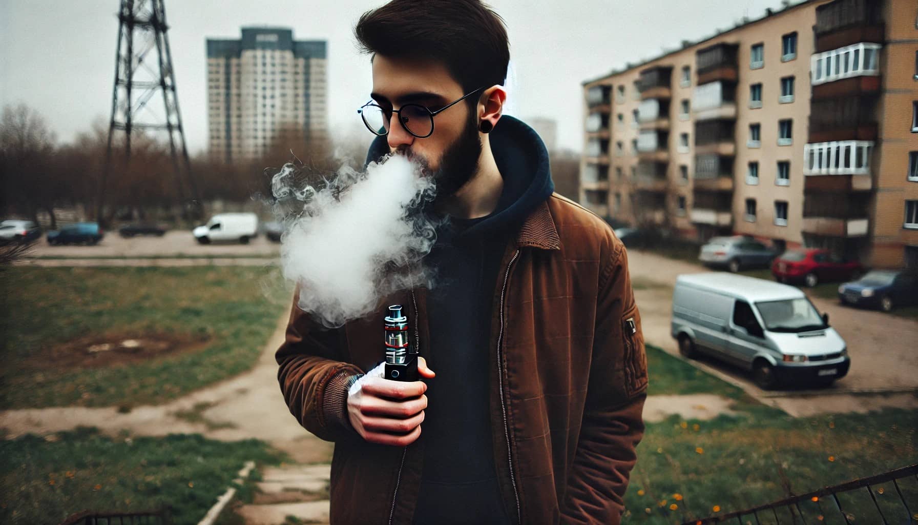 guy vaping