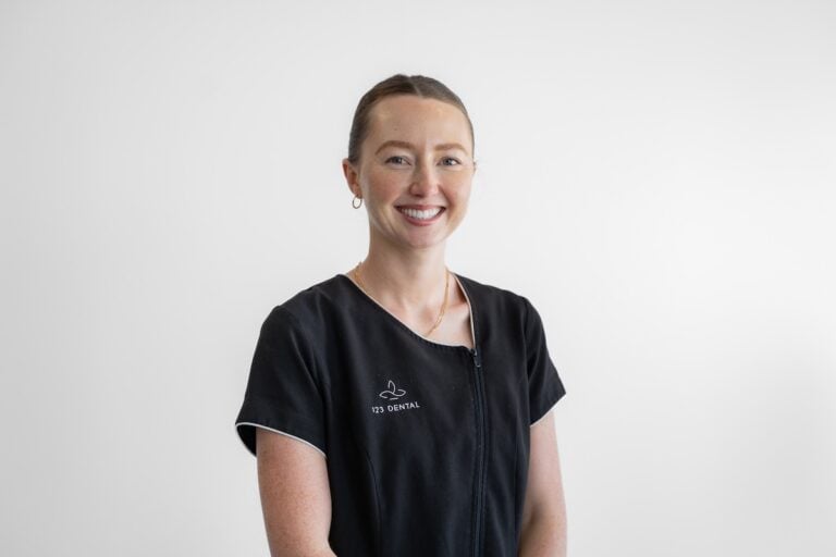 Catherine, dental hygienist at 123 Dental