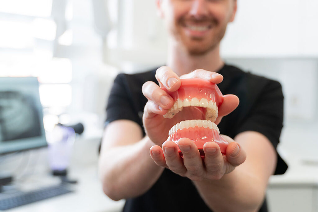 Full set of dentures