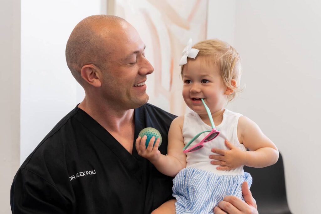 dentist and child