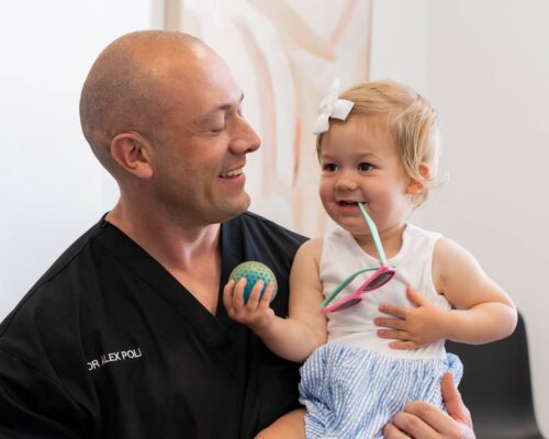 dentist and child