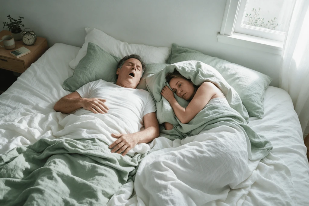 How Can I Stop My Husband Snoring?